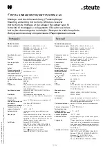 Предварительный просмотр 19 страницы steute 1340469 Mounting And Wiring Instructions