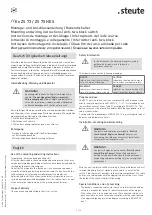 Preview for 2 page of steute 1401136 Mounting And Wiring Instructions