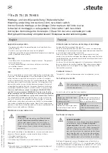 Preview for 3 page of steute 1401136 Mounting And Wiring Instructions