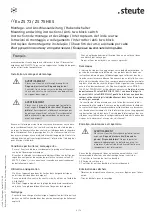 Preview for 4 page of steute 1401136 Mounting And Wiring Instructions