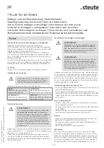 Preview for 5 page of steute 1401136 Mounting And Wiring Instructions