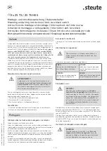 Preview for 6 page of steute 1401136 Mounting And Wiring Instructions