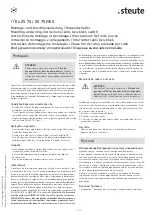 Preview for 7 page of steute 1401136 Mounting And Wiring Instructions