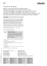 Preview for 9 page of steute 1401136 Mounting And Wiring Instructions