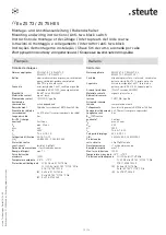 Preview for 12 page of steute 1401136 Mounting And Wiring Instructions