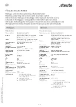 Preview for 13 page of steute 1401136 Mounting And Wiring Instructions