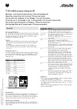 steute 1412808 Mounting And Wiring Instructions preview