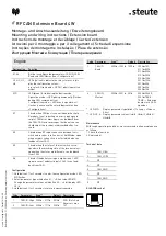 Предварительный просмотр 3 страницы steute 1412808 Mounting And Wiring Instructions