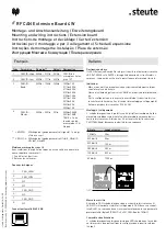 Предварительный просмотр 5 страницы steute 1412808 Mounting And Wiring Instructions