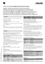 Предварительный просмотр 5 страницы steute 1488191 Mounting And Wiring Instructions