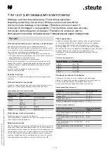 Предварительный просмотр 8 страницы steute 1488191 Mounting And Wiring Instructions