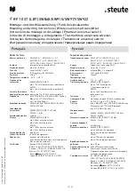 Предварительный просмотр 14 страницы steute 1488191 Mounting And Wiring Instructions