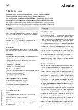 Предварительный просмотр 3 страницы steute BZ 16 Extreme Mounting And Wiring Instructions