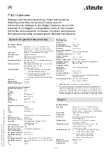 Предварительный просмотр 13 страницы steute BZ 16 Extreme Mounting And Wiring Instructions