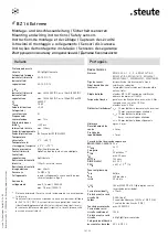 Предварительный просмотр 16 страницы steute BZ 16 Extreme Mounting And Wiring Instructions