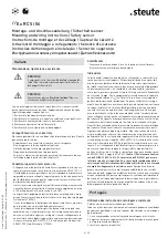 Preview for 8 page of steute EE RC Si 56 Series Mounting And Wiring Instructions