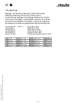 Preview for 18 page of steute EE RC Si 56 Series Mounting And Wiring Instructions