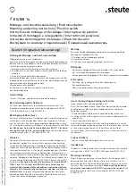 Preview for 1 page of steute EM 14 Mounting And Wiring Instructions