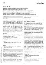 Preview for 4 page of steute EM 14 Mounting And Wiring Instructions