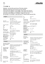 Preview for 8 page of steute EM 14 Mounting And Wiring Instructions