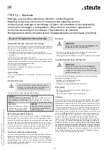 steute ES 14 Extreme Series Mounting And Wiring Instructions preview