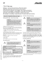 Preview for 1 page of steute ES 97 Mounting And Wiring Instructions