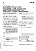 Preview for 2 page of steute ES 97 Mounting And Wiring Instructions