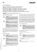 Preview for 3 page of steute ES 97 Mounting And Wiring Instructions