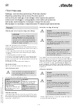 Preview for 4 page of steute ES 97 Mounting And Wiring Instructions