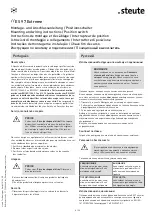 Preview for 8 page of steute ES 97 Mounting And Wiring Instructions