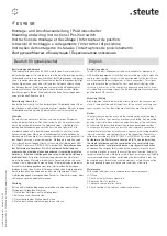 steute ES 98 SR Mounting And Wiring Instructions preview