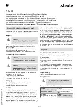 Preview for 2 page of steute Ex 13 1O/1S Mounting And Wiring Instructions