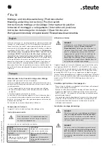 Preview for 4 page of steute Ex 13 1O/1S Mounting And Wiring Instructions