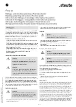 Preview for 8 page of steute Ex 13 1O/1S Mounting And Wiring Instructions