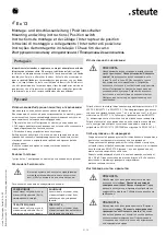 Preview for 9 page of steute Ex 13 1O/1S Mounting And Wiring Instructions