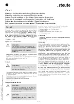 Preview for 10 page of steute Ex 13 1O/1S Mounting And Wiring Instructions