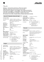 Preview for 12 page of steute Ex 13 1O/1S Mounting And Wiring Instructions