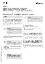 Preview for 3 page of steute Ex 13 Series Mounting And Wiring Instructions