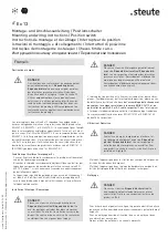 Preview for 4 page of steute Ex 13 Series Mounting And Wiring Instructions