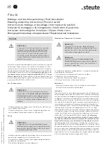 Preview for 6 page of steute Ex 13 Series Mounting And Wiring Instructions