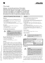 Предварительный просмотр 2 страницы steute Ex 14 AZ Mounting And Wiring Instructions