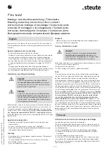 Предварительный просмотр 3 страницы steute Ex 14 AZ Mounting And Wiring Instructions