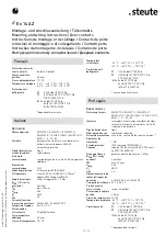 Preview for 12 page of steute Ex 14 AZ Mounting And Wiring Instructions