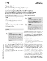 Preview for 2 page of steute Ex 61 Mounting And Wiring Instructions