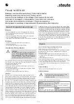 Preview for 2 page of steute Ex AZ 16 2O/1S-30N-3D Mounting And Wiring Instructions