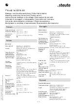 Preview for 14 page of steute Ex AZ 16 2O/1S-30N-3D Mounting And Wiring Instructions