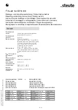 Preview for 15 page of steute Ex AZ 16 2O/1S-30N-3D Mounting And Wiring Instructions