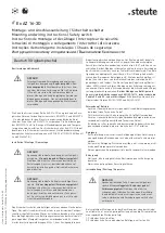 steute Ex AZ 16 2O/1S-3D Mounting And Wiring Instructions preview
