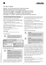 steute Ex AZ 16-3G/D Mounting And Wiring Instructions preview