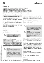 steute Ex AZ 16 Mounting And Wiring Instructions preview